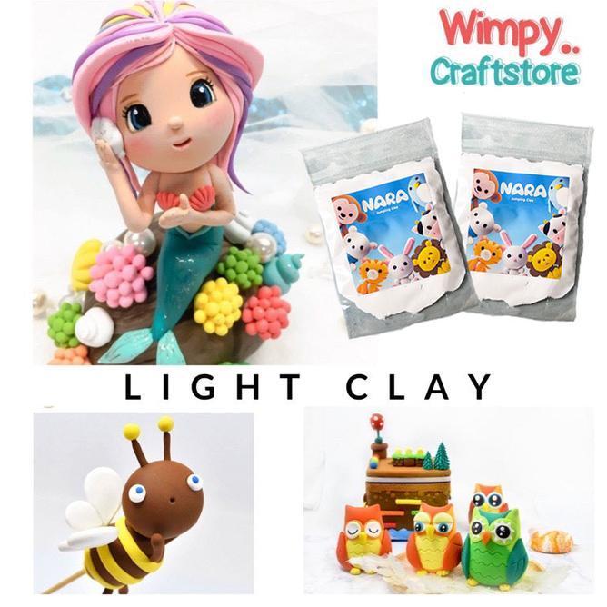 Nara Light Clay Air Dry Clay Jumping Clay Iclay Elling Clay เกมสีต่างๆ
