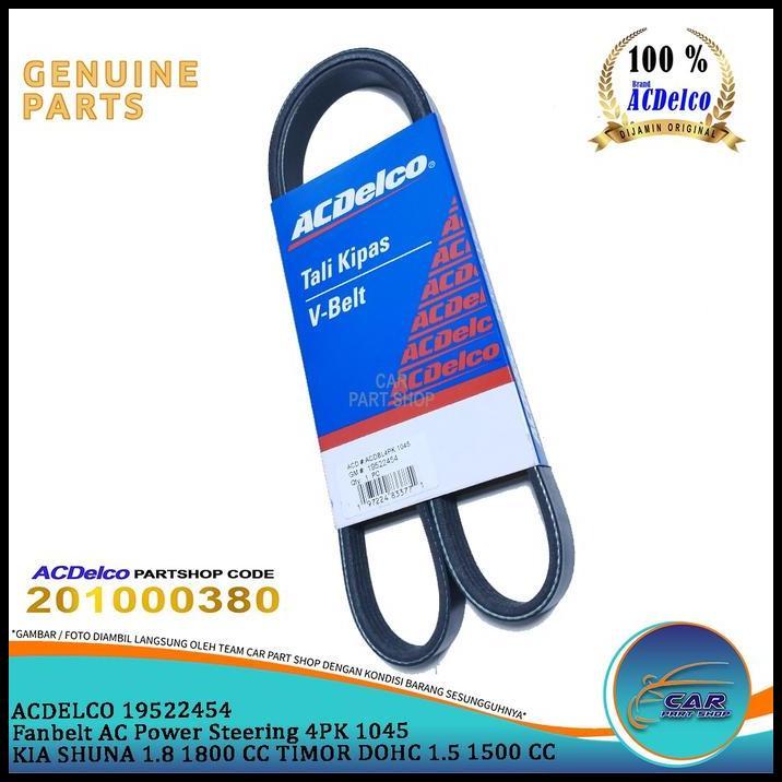 FANBELT V BELT FAN BELT AC POWER STEERING 4PK 1045 KIA SHUNA 1.8 1800 CC TIMOR DOHC 1.5 1500 CC AC D