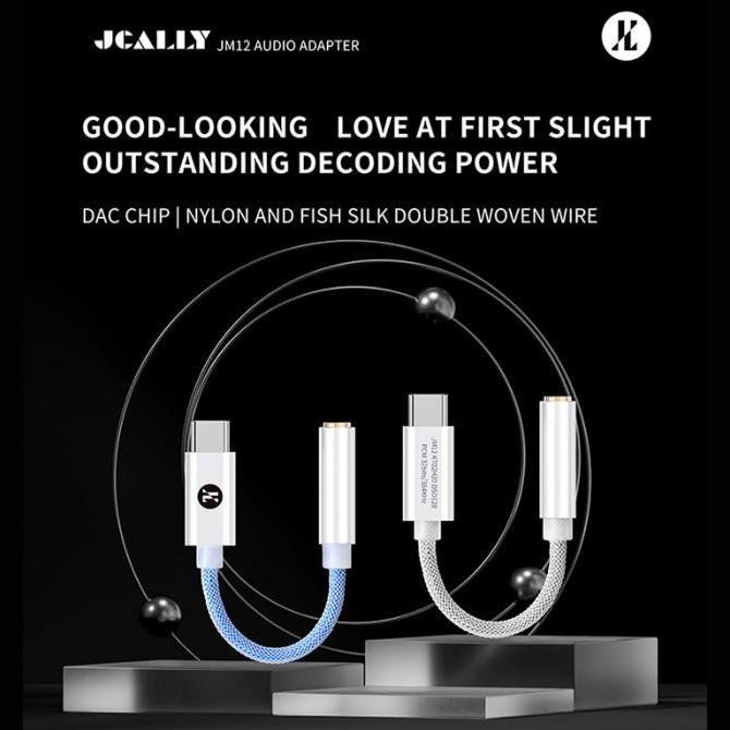 Wkfd- Jcally Jm12 Kto2H20 Dac Chip Silver Plated Dac Type C ถึง 3.5 มม.อะแดปเตอร์