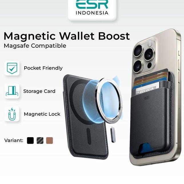 Esr Magnetic Wallet Boost Halolo Magsafe Smart Wallet Card Holder