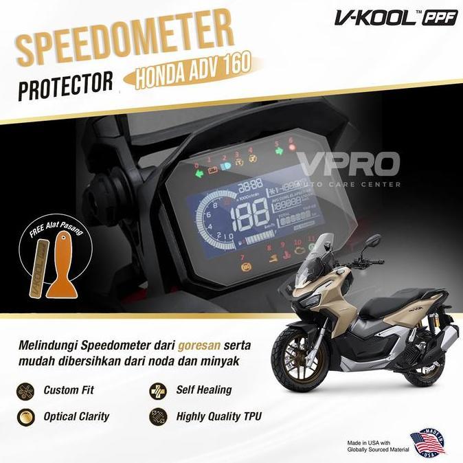 VKOOL PPF มาตรวัดความเร็วสําหรับ Honda ADV 160 รถจักรยานยนต์ / รถจักรยานยนต์ป้องกันรอยขีดข่วน