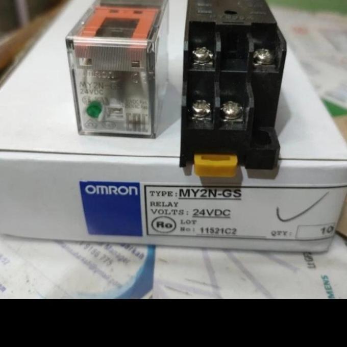 Realay Omron My2N-Gs 24Vdc + เต้ารับพร้อม