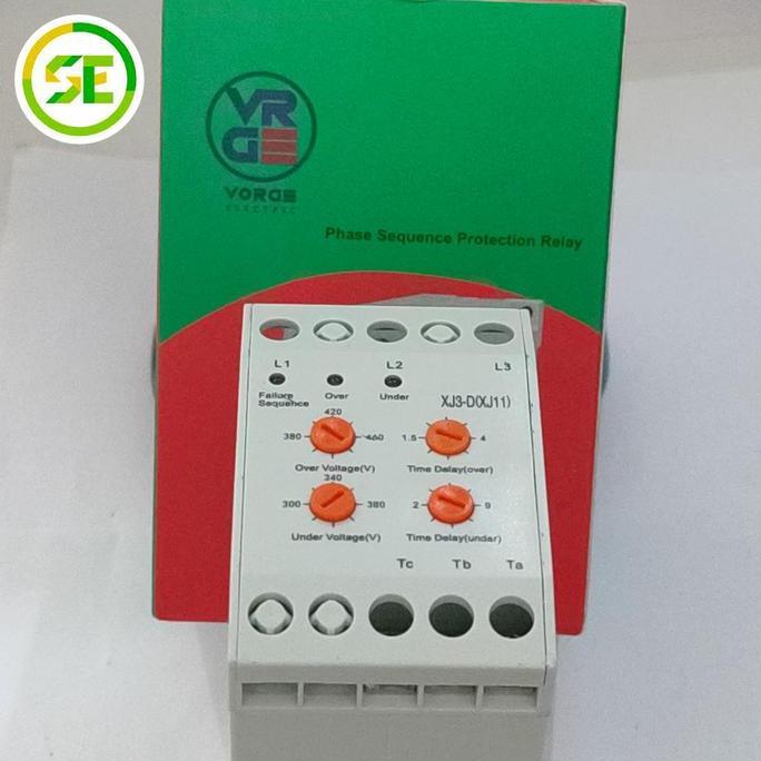 Vorge Xj3D Phase Failure Relay Over / Under Voltage Protection Fj3D Ready