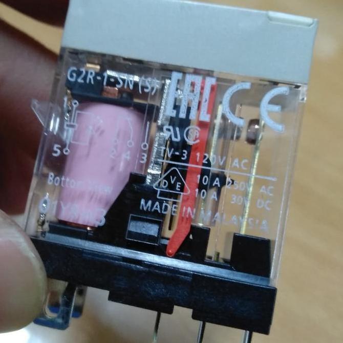 รีเลย์ G2R 1 Sn หรือ G2R 1 S หรือ G2R 1Sn คอยล์ 220V Ac Omron เดิม