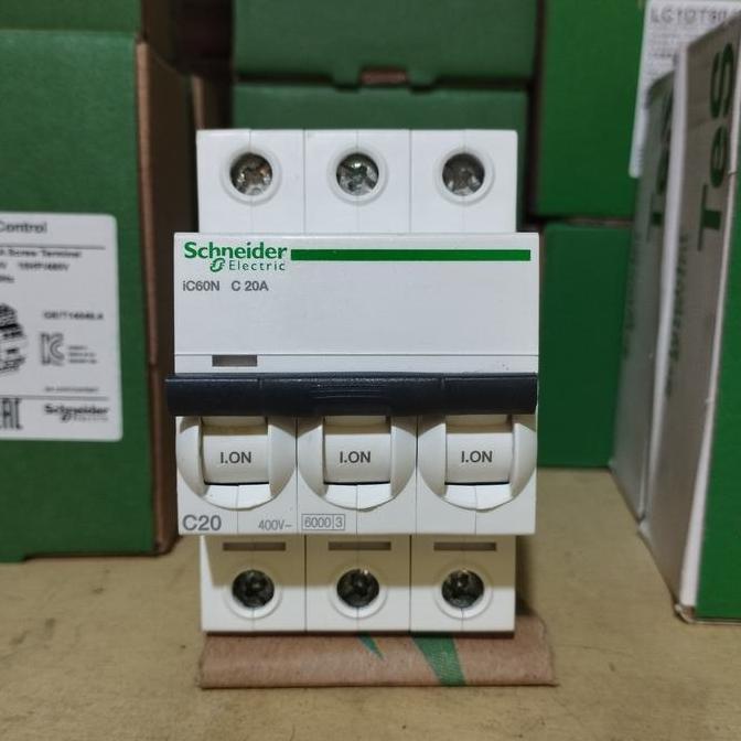 Mcb Ic60N 3P 20A/C20 6Ka A9F74320