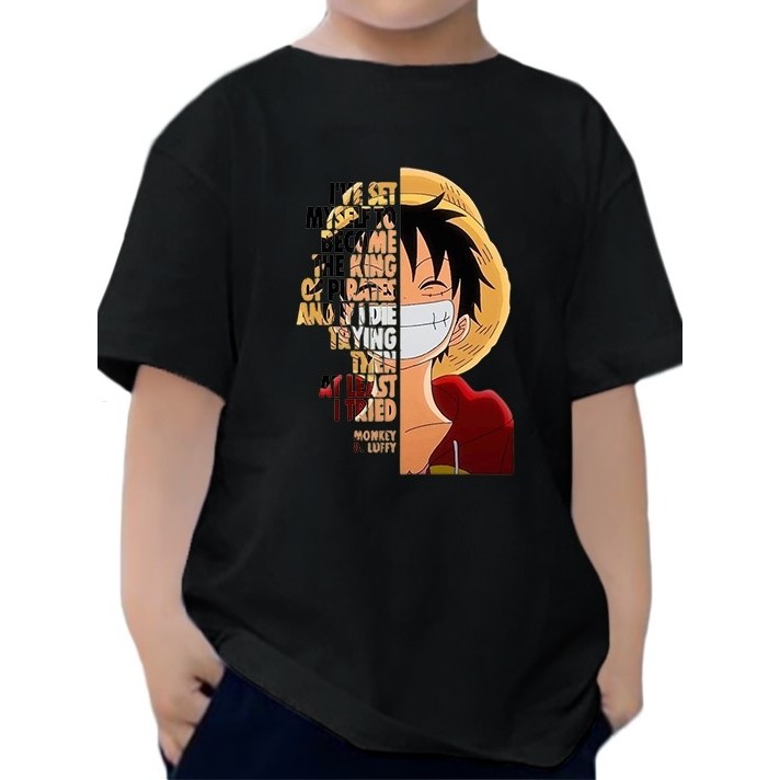 เสื้อยืดเด็กผู้ชายพร้อมเสื้อ luffy motif