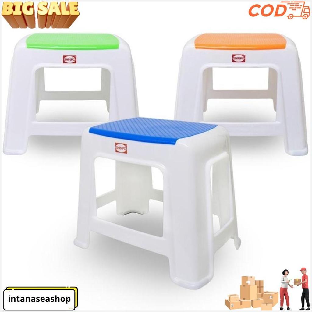 Shinpo สตูลนั่งยองเด็กอเนกประสงค์ที่นั่งกันลื่น Romeo Amando สตูล Spo 190 290 Banget