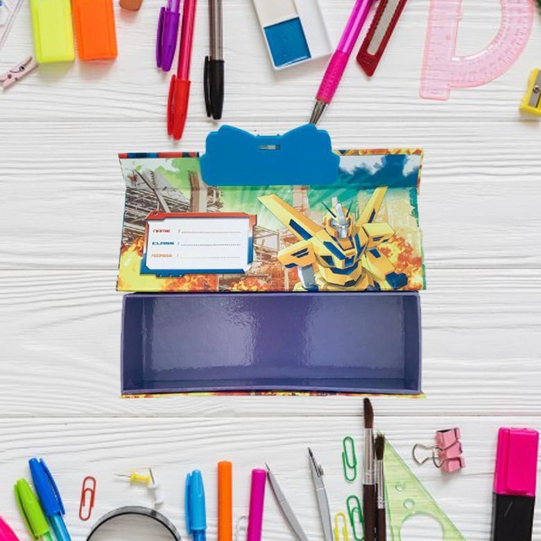 Kiky / กล่องดินสอ / กล่องดินสอ มีกุญแจรหัส / Robot Boy Motif MR02