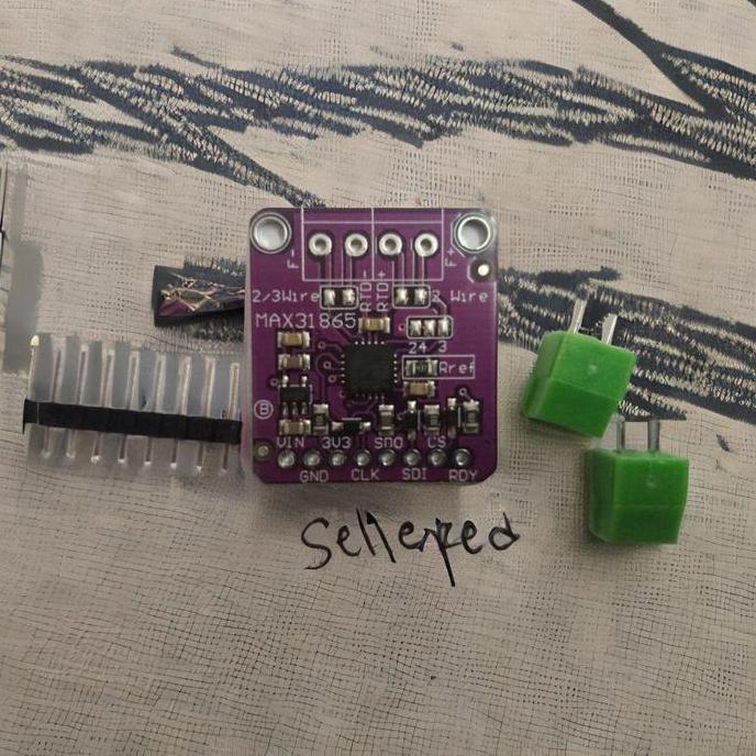 โมดูล Autonix- Max31865 อุณหภูมิ Pt100 Pt1000 เซ็นเซอร์ Rd เป็น Spi Sensor