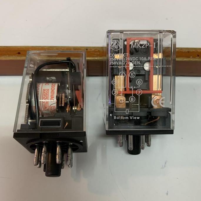 Autonix- รีเลย์ Mk2P Mk2P-I Mk2 220V 220V โวลต์ 220V โวลต์ยี่ห้อ Zn 220Vac Ac
