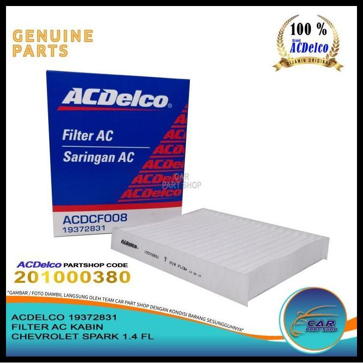 CHEVROLET SPARK 1.4 FL CABIN AC FILTER ORIGINAL AC DELCO (TC) !!!