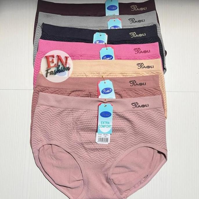 Youlusiah45 - 3.6,12 ชิ้น piaoli กางเกงชั้นในสตรีถัก pl 801 นุ่มสบาย