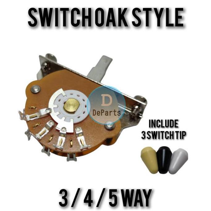 Oak Grigsby style 3 way / 5 way Switch สําหรับกีตาร์และเบส