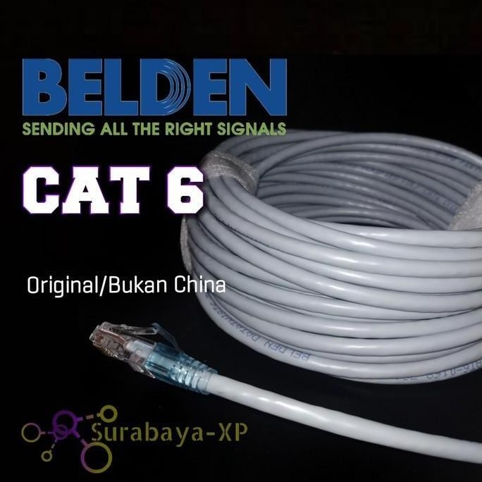 25 เมตร UTP LAN สาย CAT6 Belden 25M 25M เมตร 25 M RJ45 CAT 6 Telebit