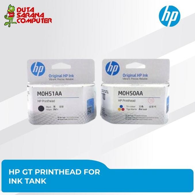 HP Printhead สําหรับ Ink Tank M0H50AA M0H51AA สีดําและสามสีเดิม