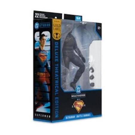 MCFARLANE TOYS DELUXE THETRICAL EDITION -DC MULTIVERSE - ULTRAMAN (BATTLE DAMAGE) SUPERMAN - GOLD LA