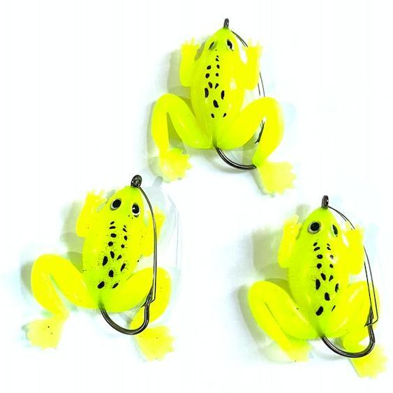 Gf-5 Gq-68 It34 เหยื่อกบยาง แพ็ค 3 ชิ้น พร้อมใช้งาน It34 Gq-68