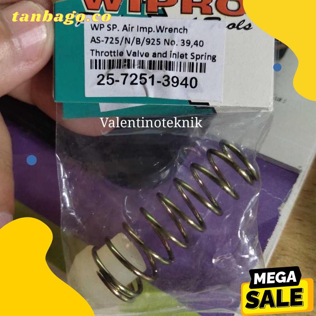 วาล์วปีกผีเสื้อประกาศอิสรภาพและประแจผลกระทบลมสปริงเข้า As725N, As725B, As925 No. 39,40 Wipro Rs0