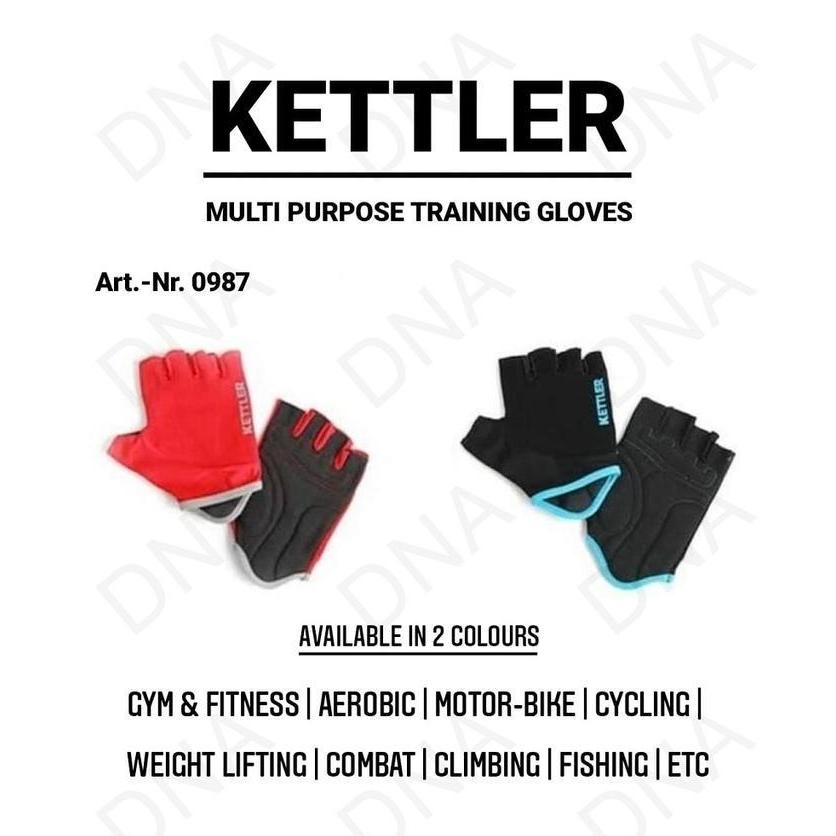 KETTLER 0987 ORIGINAL HS Fitness & Gym Gloves