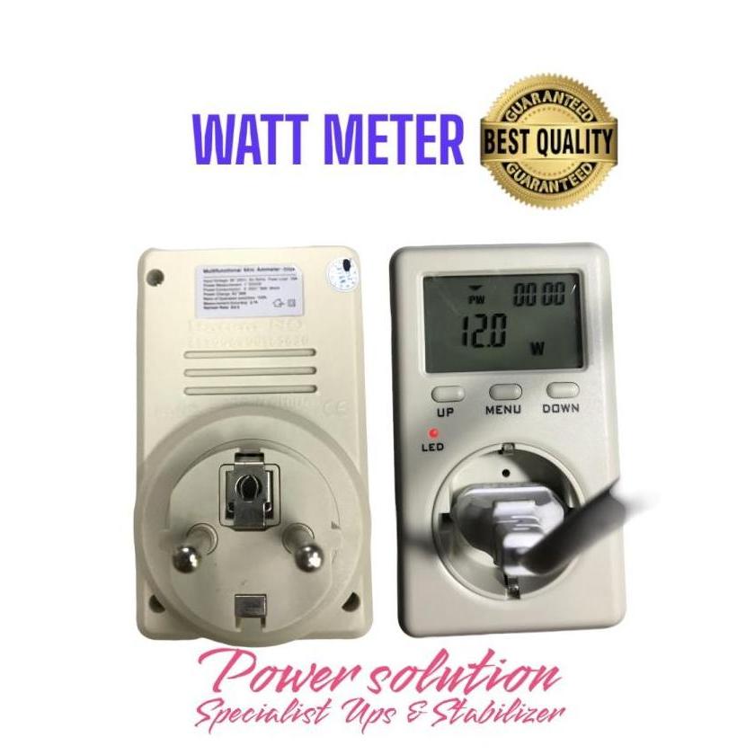 เครื่องมือเสริมความเร็วไฟฟ้า WATT METER ปลั๊กดิจิตอลส่วนใหญ่