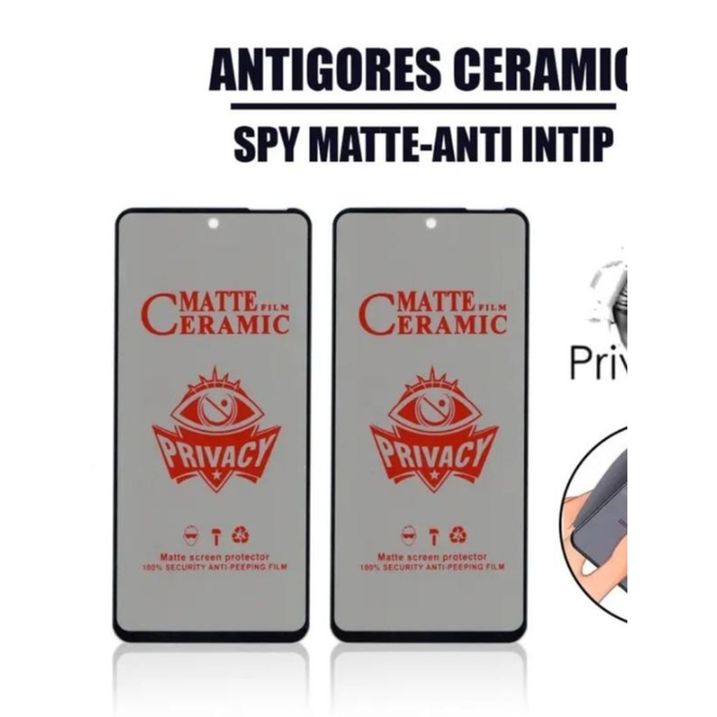 LAYAR TG เซรามิค Matte Anti Spy Vivo Y54S Y55 Y55S Y56 Y70 Y70S Y70T Y71T Y72 5G Y72T Y73 Y73S Y73T 