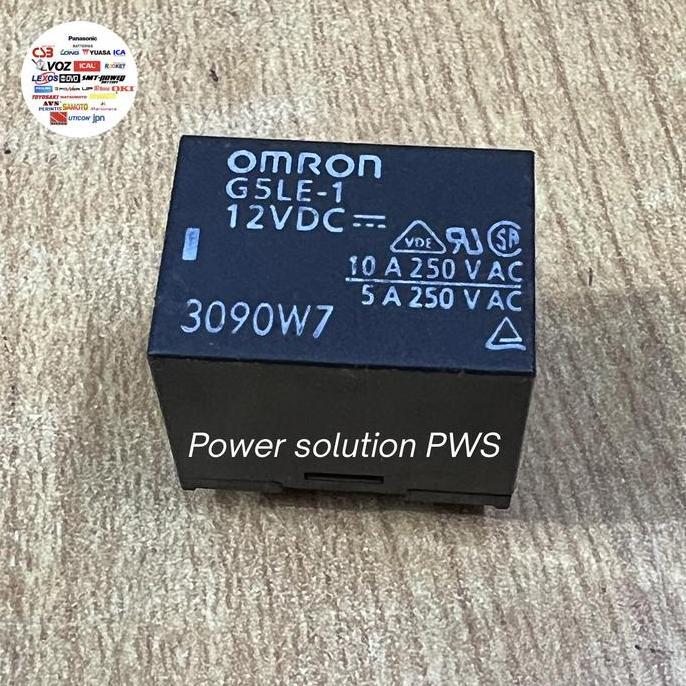 รีเลย์สําหรับ Ups รีเลย์ OMRON G5LE-1 12VDC 10A 250VAC 5pin / 5 ขารีเลย์ SPDT 10A คอยล์ 12V DC