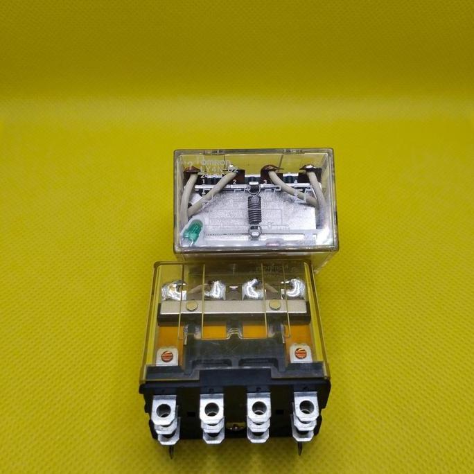 รีเลย์ Omron Ly4N-D2 24Vdc 14 พิน