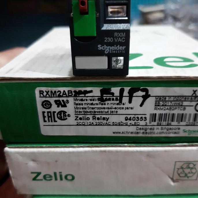 รีเลย์ Rxm2Ab2P7 Schneider 8 ฟุต คุณภาพสูง