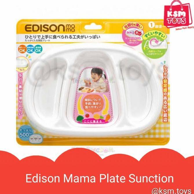 ชุดให้อาหาร Edison Mama mpasi จาน Sunction