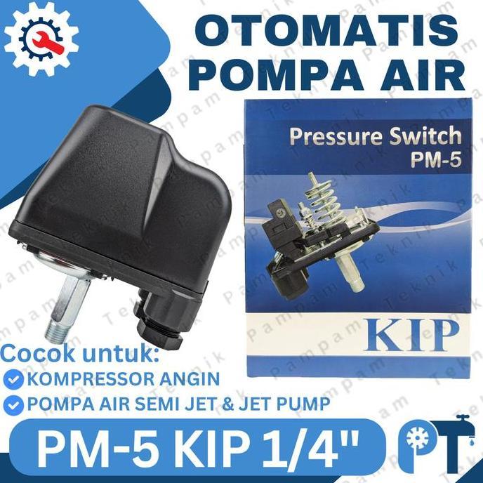 อัตโนมัติ Kip Pm5 1/4 นิ้ว - สวิตช์แรงดัน Semijet / Jetpump Pm 5 Forsale!