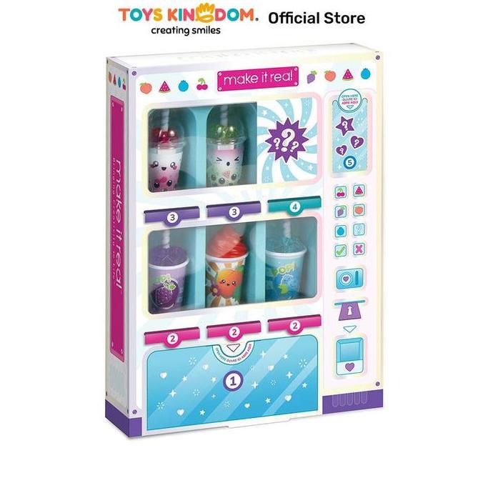 MAKE IT REAL SET FRUITY BEAUTY COSMETICS VENDING MACHINE 2701