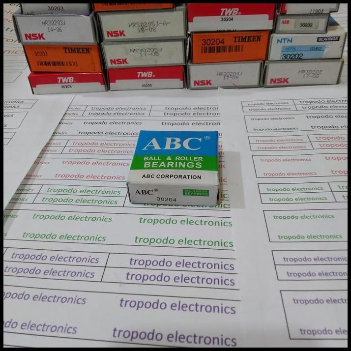 TAPER แบริ่งลูกกลิ้ง 30204 ยี่ห้อ ABC