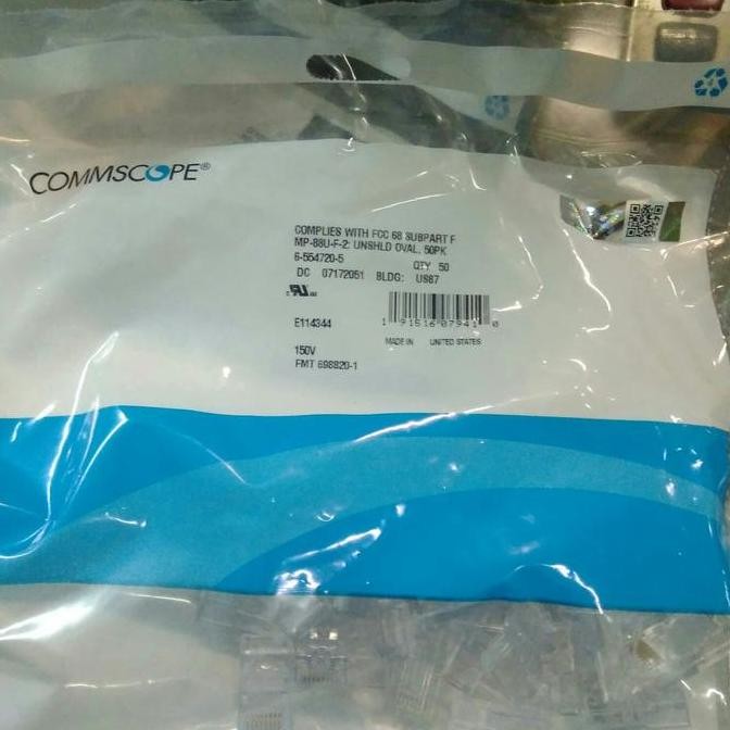 ขั้วต่อ RJ-45 AMP ดั้งเดิม RJ45 Cat5 Cat-5