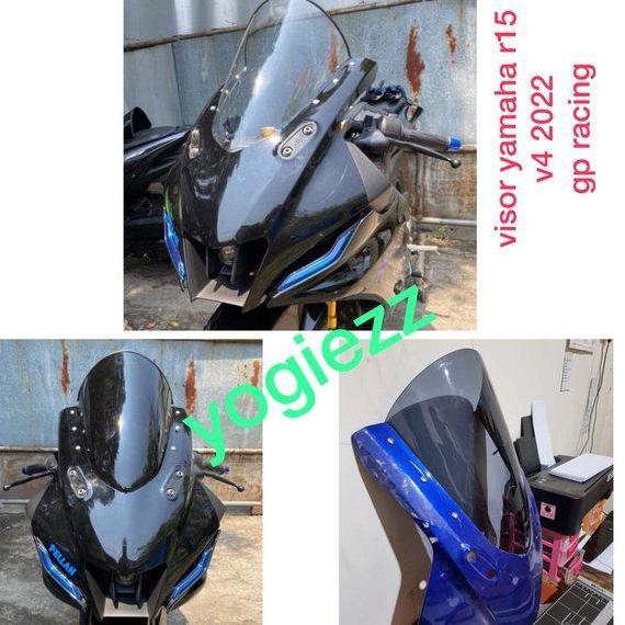 WINDSHIELD ALL NEW YAMAHA R15 V4 VISOR YAMAHA R15 FLYSCREEN YAMAHA R15 ของแท้