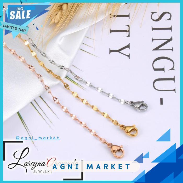 ของแท้ TITANIUM STEEL NECKLACE COFFEE CHAIN MODEL RT005 CLASSIC QUALITY!!