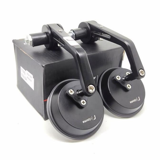 Rizoma Round Bar End Mirror - Rizoma Universal Round Bar End Mirror