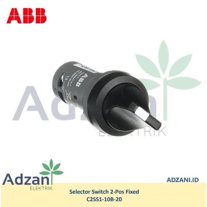 สวิตช์เลือก Abb 2 ไม่มี 2 โพสต์ C2Ss1-10B-20 สีดํา สีดํา 1Sfa619200R1026 ล่าสุด