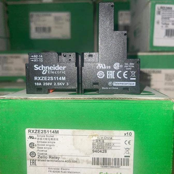 Rxze2S114M รีเลย์ซ็อกเก็ต Scnhider U/Rm4 ล่าสุด