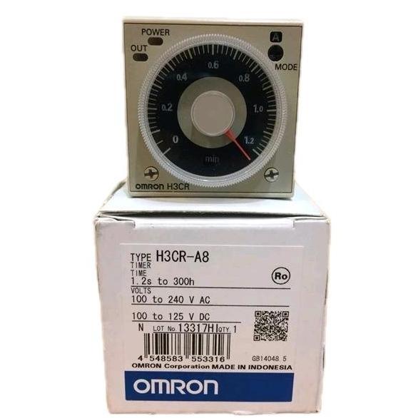 Timer H3Cr-A8 + Socket // Omron Timer H3Cr-A8 + Socket // Timer Omron H3Cr-A8 // Omron H3Cr-A8 // Om