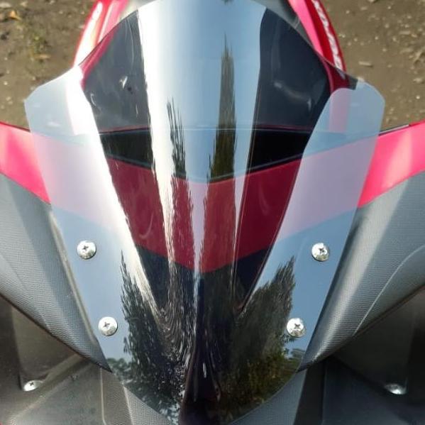 กระจกบังลม กระบังหน้า Sectbill Yamaha Aerox 155 สีควัน Reyban Limited