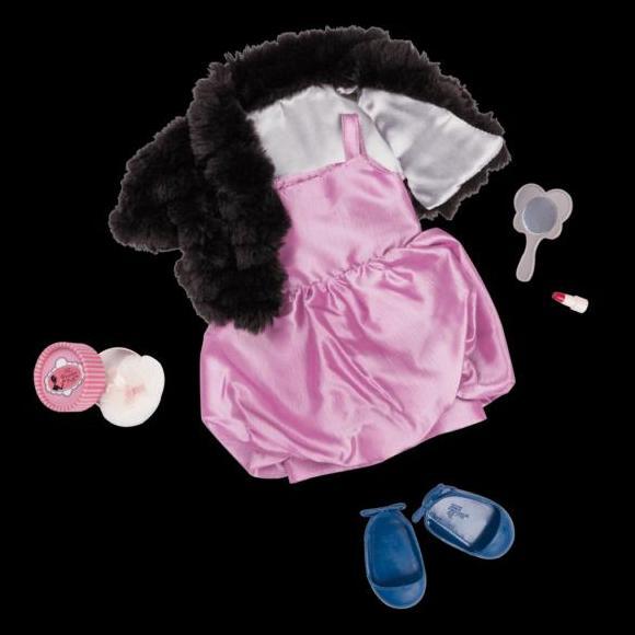 Our Generation Glamour Buff dress เครื่องประดับตุ๊กตา 18 นิ้ว