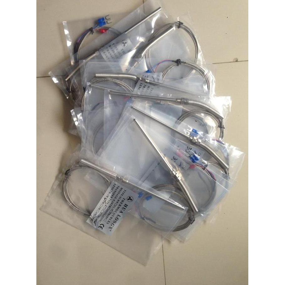 Autonix- เซ็นเซอร์อุณหภูมิ Rtd Pt100 Pt-100 Probe สาย 100 มม. ด้าย 1M M8
