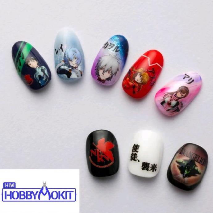 EVANGELION EGS สติ๊กเกอร์ติดเล็บ