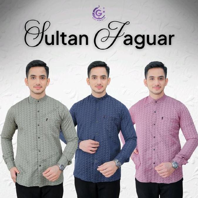 KEMEJA Koko sultan jaguar เสื้อเชิ้ตแขนยาวผู้ชายระดับพรีเมียม เสื้อ koko ล่าสุด