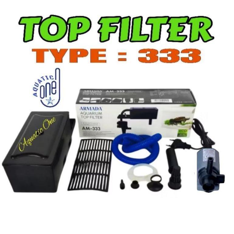 MESIN TOP FILTER TYPE 333: complete TOP กล่องปั๊มกรองเครื่อง Aquarium Aquarium filter ph Aquarium su