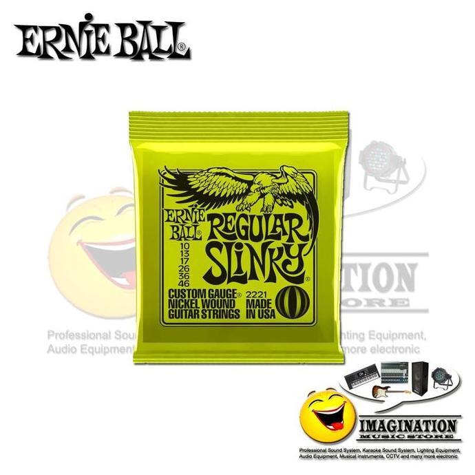 Ernie Ball 2221 Regular Slinky สายกีตาร์ไฟฟ้า - .010-.046