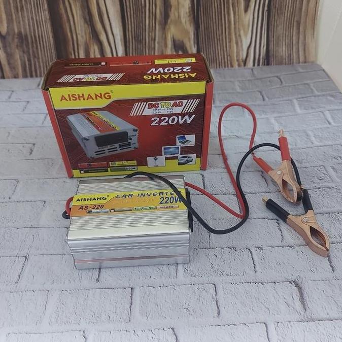 อินเวอร์เตอร์ไฟล่าสุด 220W Aishang Fox Current Dc 12V to AC 220W all-u99 คุณภาพดี