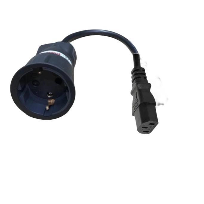 Shuko C13 ถึง CEE7/7 สายแปลงสายไฟ