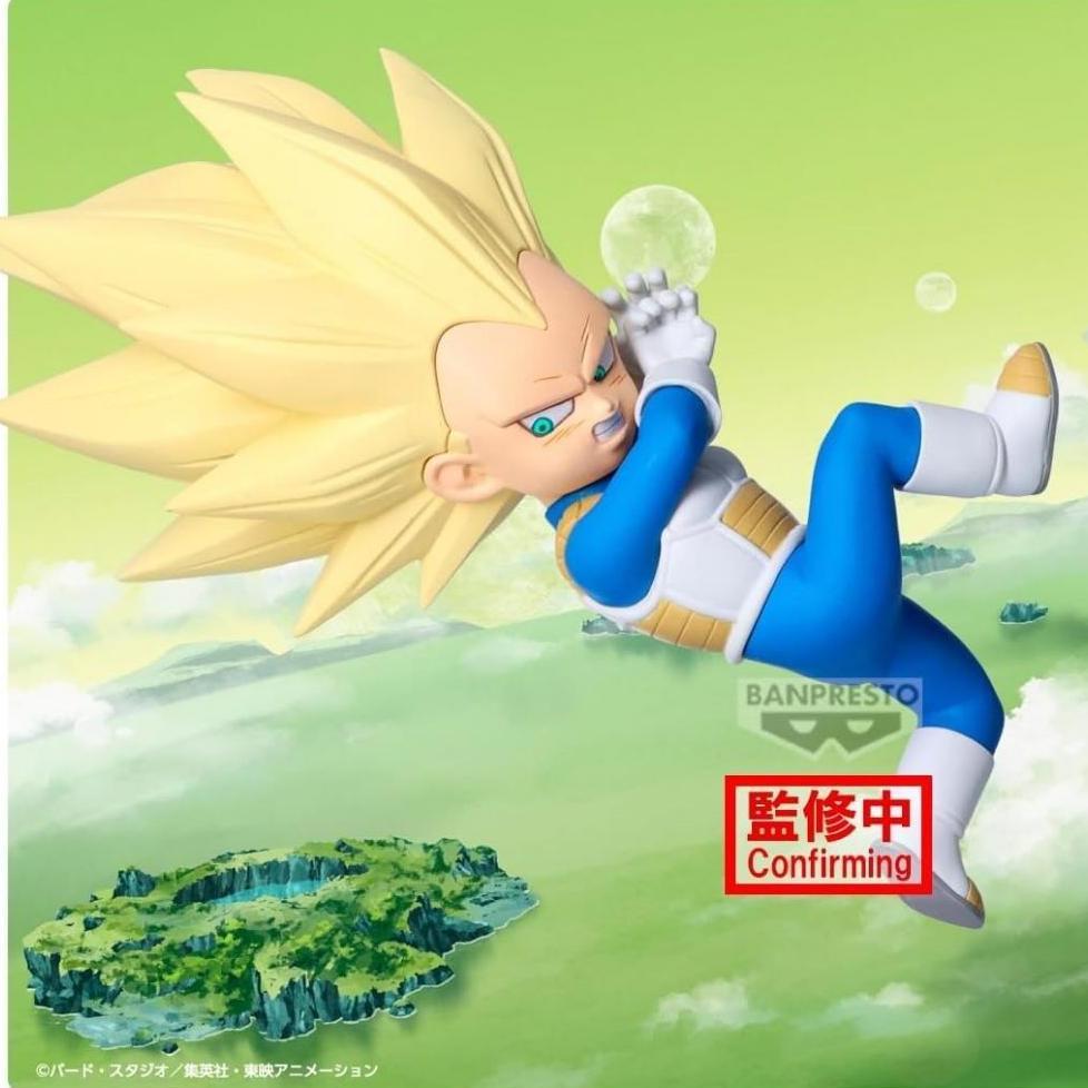 BANPRESTO - DRAGON BALL DAIMA - SUPER SAIYAN 3 VEGETA พร้อม PANEL (MINI) รูปต้นฉบับ