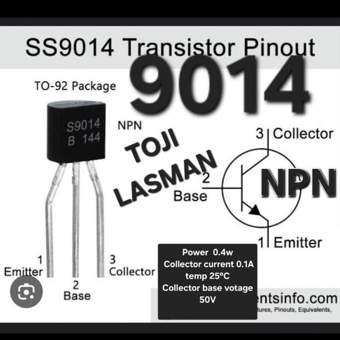 ( S 9014 ) ทรานซิสเตอร์ซิลิคอน Ss9014 C9014 Ss C St 9014 9014D 9014D Npn 0.1A 50V G7 C 90140 C331